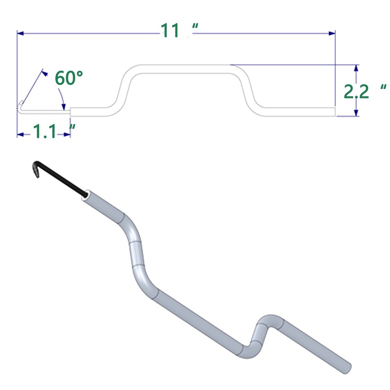 Non Tilt Window Spiral Balance Tension Tool MP3788, Pack of