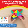 POPULAR PLAYTHINGS Tri-Mags Magnetic Puzzle Toy, Pyramid Stacking Blocks for