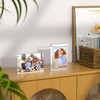 AITEE 5x7 Acrylic Picture Frames 3 Pack, 20% Thicker Block,