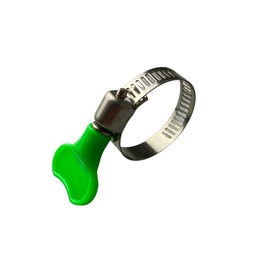 1 x Stainless Steel Butterfly Wings PVC Hose Clamps 16-30mm (8mm Bandwidth)