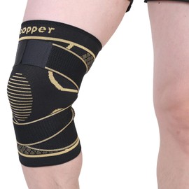 GEF1573ANTU Men's and women's sports knee pads,Relieve pain and arthritis,Adjustable straps to support running,jogging,exercise,gym,soccer (X-Large)