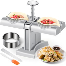 Dumpling Maker Machine - Household Double Head Automatic Mould Press for Dumplings, Pierogi, Empanada