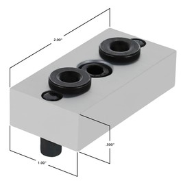 8020, 6131, 10 Series, Access Hole Drill Jig for 1" x 2" T-Slot Aluminum Extrusion 80/20 Tools
