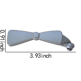 Banana Hair Bow Clips for Women Girls Bowknot Hair Barrettes for Thin Thick Hair Clips Bow Banana Claw Clip Large Banana Hair Pins 3 Pcs