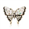 Danshinbow Clothing Crystal Hollow Out Butterfly Brooch Rhinestone Party Dress