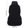 Black Foldable Pets Front Seat Dog Cover with Buckle Waterproof
