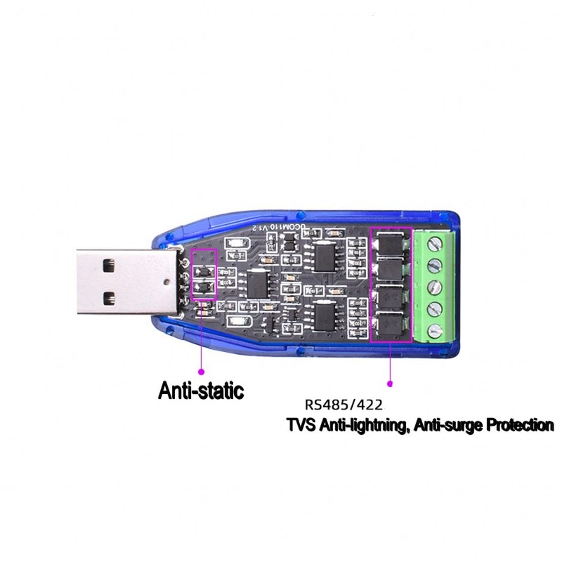 JZK USB to RS485 RS422 Converter Adapter with Indicator Light