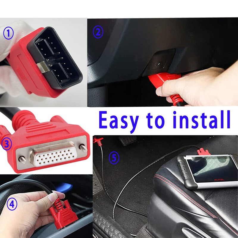 OBD2 Diagnostic Testing Cable Replacement for Autel MaxiSys MS908P Main