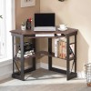 Vecelo Home Office Table Corner Desk Laptop Computer Table Keyboard