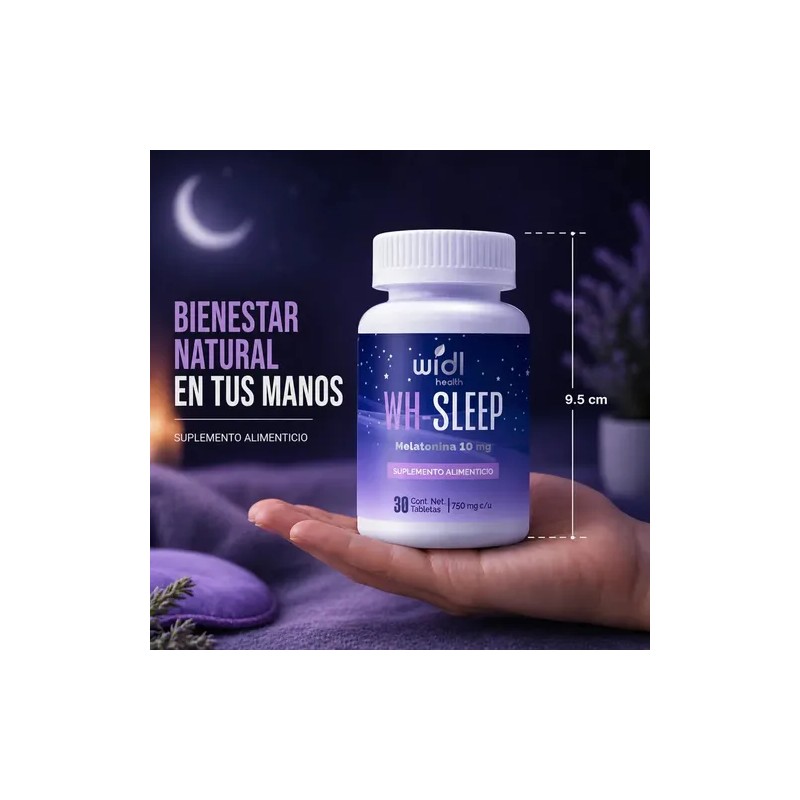 Melatonina 10 Mg Widl Health Máx Potencia pastillas para dormir
