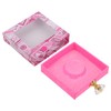 Healeved 1pc Lash Box Open Window Design Lightweight Eyelash Case