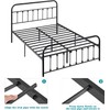 VECELO Queen Metal Platform Bed Frame with Headboard, Heavy Duty