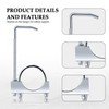 2.5 inch Exhaust Clamp with Hanger,Heavy Duty Exhaust Hanger with