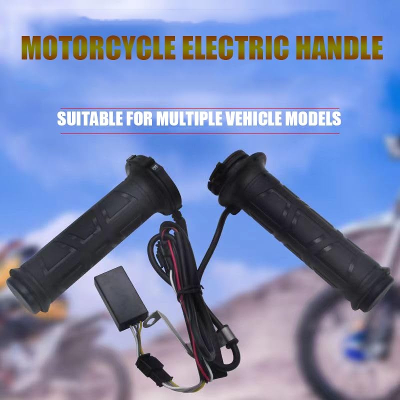 LIDABATON Motorcycle Heating Handle Adjustable,Temperature Heating Handle,12V Universal,7/8 Inch (About