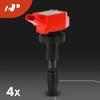 A-Premium (Red) Set of 8 Ignition Coil Pack and Iridium