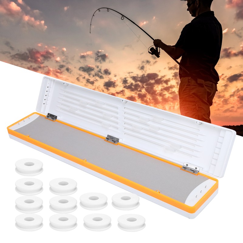 3‑Layer Multifunction Plastic Float Fishing Line Spool Storage Box Fishing