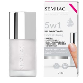 Semilac Nail Conditioner 5-in-1 Crystal Strong 7 ml
