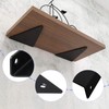 Pack of 2 Floating Shelf Brackets, Shelf Brackets, Triangle Shape,