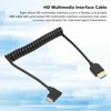 HD Multimedia Interface Cable 8K 48Gbps Right Elbow Mini HD