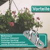 PRIOstahl Mast Plate Eye Plate Oval with Bracket Mounting Hooks