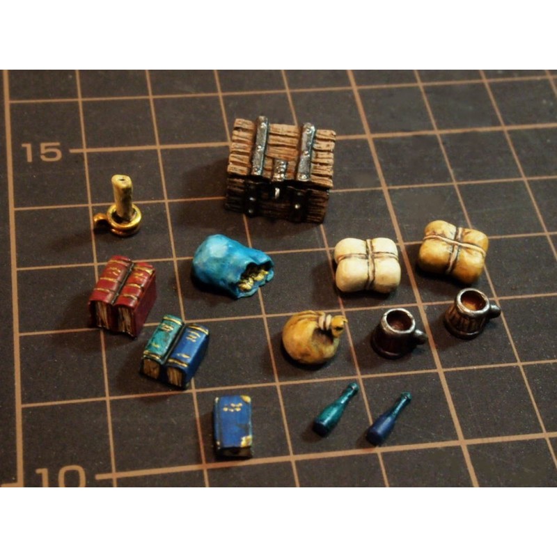 Aurora Model Accessories "Accessory Set E" diorama Miniature Game gare-zikittofigyua