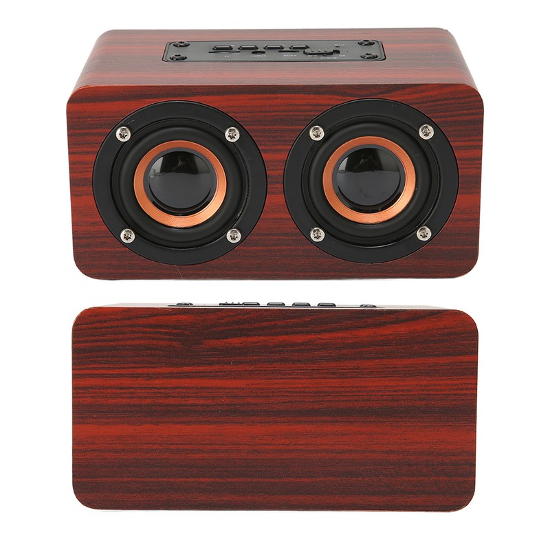 Retro Bluetooth Speaker Built in Mic Portable Wireless Speaker Supports