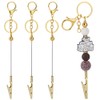 SUNNYCLUE 4Pcs Bracelet Helper Tool Bracelet Fastener Clasps Golden Fastening