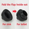 SteadMax Heavy Duty Toilet Plunger, Commercial Grade Double Thrust Force