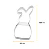 Birkmann Cookie Cutter, Rabbit with Floppy Ears, grey, 19,5 cm