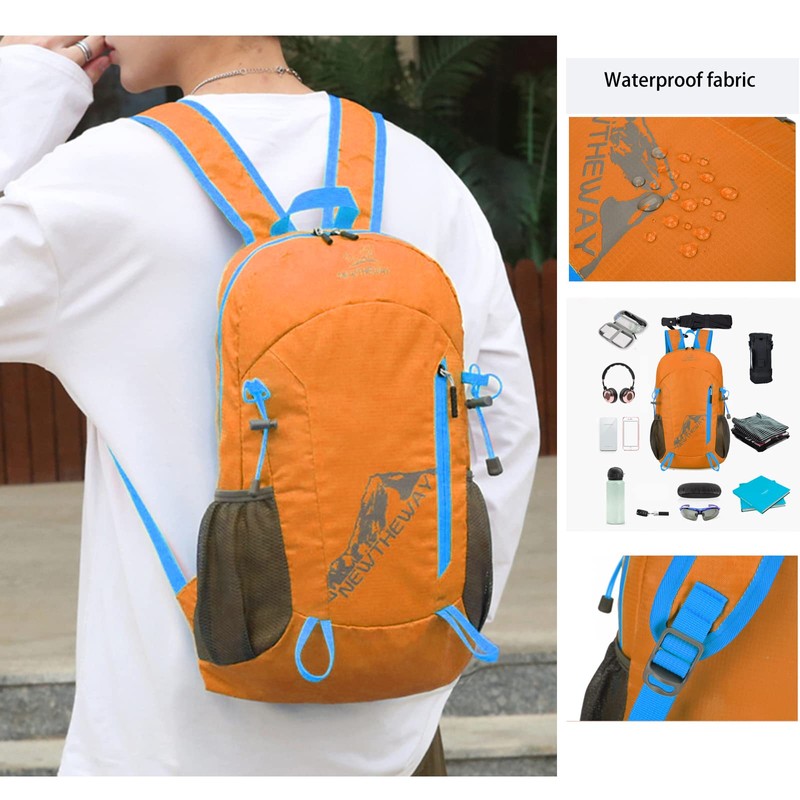 Hiking Backpack,20L Sports Lightweight Folding Waterproof Ultra-Light Backpack Suitable For