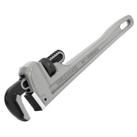 DURATECH Pipe Wrench, Heavy Duty Aluminum Straight Pipe Wrench, 14-inch/350mm Adjustable Plumbing Wrench