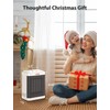 1500W Space Heater, Small Space Heater for Indoor Use, PTC