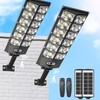 Commercial 10000LM LED Outdoor Dusk to Dawn Solar Flood Light