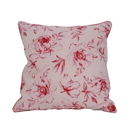 Sound Part Cushion Cover (17.7 x 17.7 inches (45 x 45 cm), Made in Japan, Antibacterial, Deodorizing, Moisturizing Treatment, 100% Cotton, Julia, Pink
