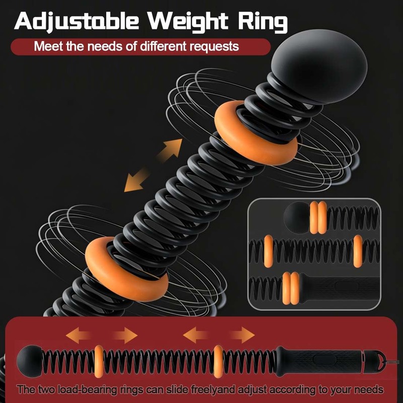 Weighted Ropeless Battle Rope for Home Gym, Workout Exercise Rope