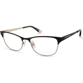 Victoria's Secret Eyeglasses VS 5025 002 Black, Gold Rim W/Star On Temple, Blac