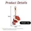 Simplines Crochet Charms,Crochet Flowers,Crochet Keychain,Rose Keychain,Suitable For Schoolbag Pendant,Key Chain