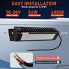LED RV Exterior Porch Utility Light Waterproof 10-30V DC Low