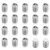 PATIKIL 20pcs M4x5mm Nylon Tip Thread Head with Metric Hex