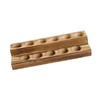 Hellery Wooden Essential Oil Bottle Storage Stand Holder Organizer Desk
