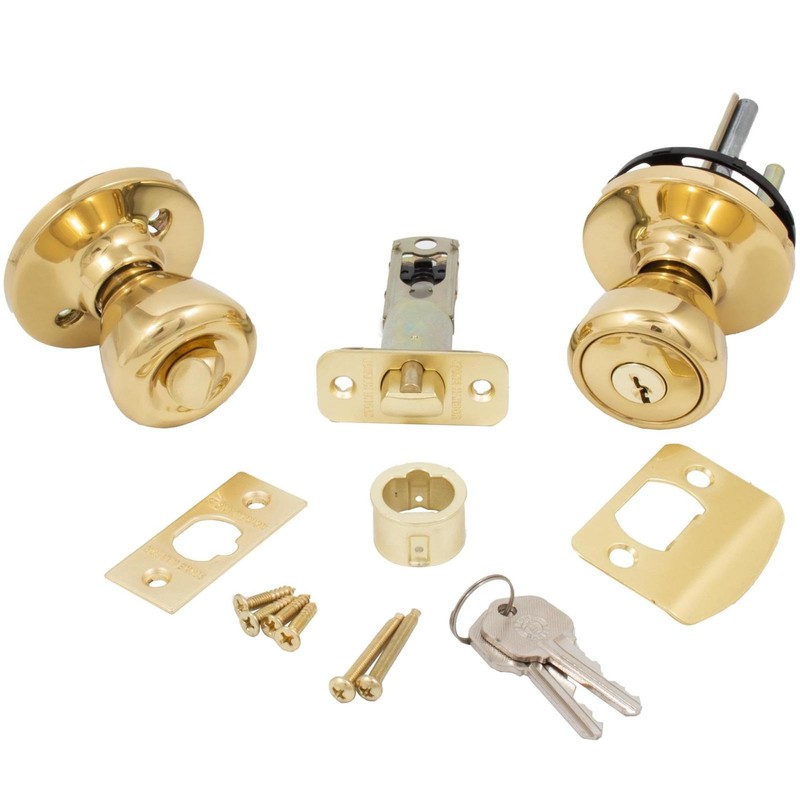 Stone Harbor Hardware Tulip Door Knob, Entry Latch, KW Keyway,
