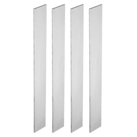 PATIKIL 1095 Steel Flat Bar, 4 Pcs 12" x 1 1/2" x 3/16" Knife Making Steel Iron Stock for Forging Blade Knife Sword Chopper
