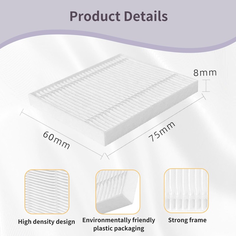 Replacement Parts Compatible with eufy L60/L50/L60 SES/L50 SES Robot Vacuums,Accessrioes