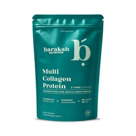 Multi Halal Collagen Protein (Types I, II, III, V & X), Premium Hydrolyzed Collagen for Women and Men - Skin, Hair, Nails & Joints Support, Gluten Free, Non-GMO, Unflavoured 1 Bag