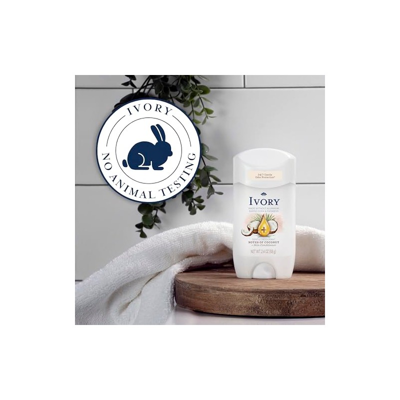 Ivory Gentle Deodorant Notes of Coconut 2.4oz