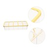 Operitacx Compartment Storage Box Makeup Tv Holder Acrylic Holder Desktop