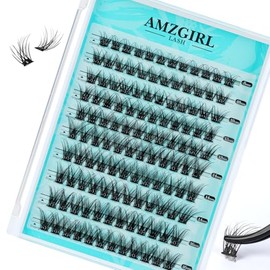 Selbstklebende Wimpern Natürliche selbstklebende Wimpernbüschel Kein Kleber benötigt Wispy Wiederverwendbare Press on Lashes Pre-Glue 8-16mm 120pcs DIY Wimpernverlängerungen Kit mit Wimpernpinzette