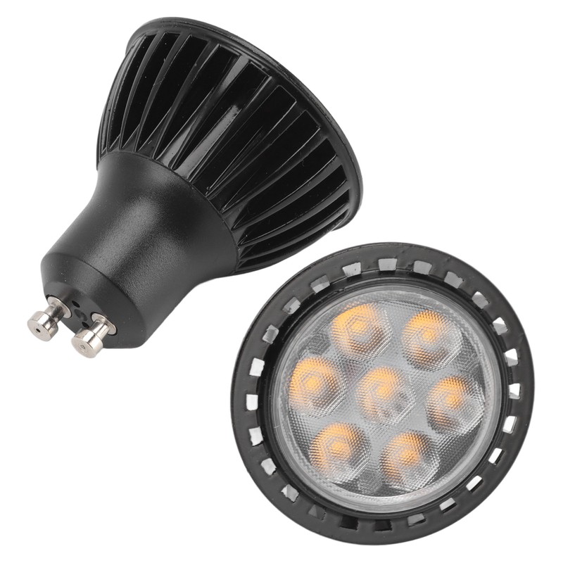 2PCS GU10 Spotlight Bulb 3000K 7W Warm Light LED Bulb