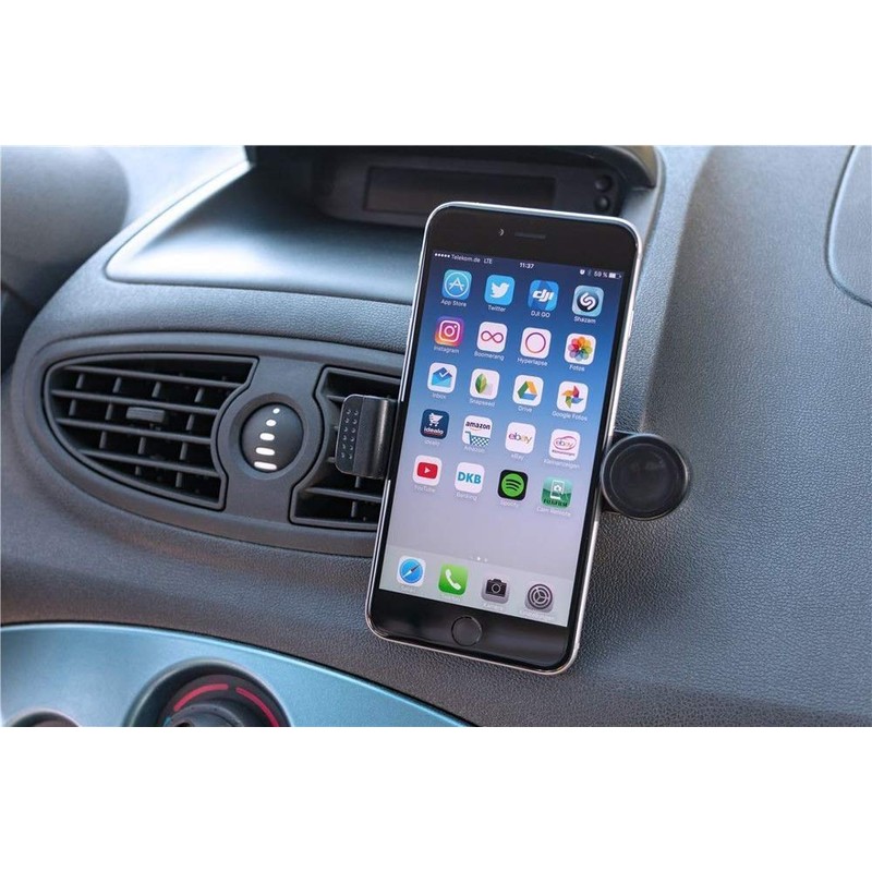 Goobay Slim Universal Air Vent Holder for Smartphones - Black