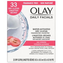 Oil Of Olay Daily Facials Normal & Dry Refill, 33 ct